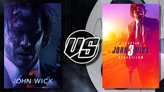 John Wick 2 VS John Wick 3 [upl. by Eerazed167]