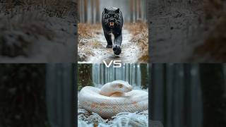 Black Panther vs White Albino Animals Python Deer Kangaroo Zebra Gorilla Bear Crocodile [upl. by Notsag]