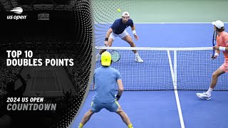 Top 10 Doubles Points of the Tournament  2024 US Open [upl. by Draner]