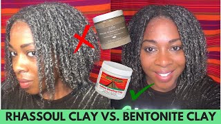 Rhassoul Clay vs Bentonite Clay for Natural Hair How to Grow Healthy Hair Fast [upl. by Avid]