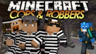 Minecraft Mini Game Cops amp Robbers w SkyDoesMinecraft JeromeASF amp Co 3 [upl. by Christos]