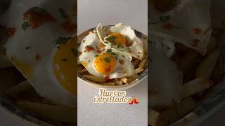 Huevos estrellados picantes🌶️ [upl. by Ahcorb]