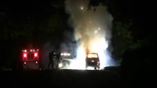 CAR FIRE TRAINING Magnesium Explosion [upl. by Noraha]