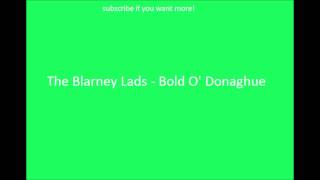 Irish Drinking Songs The Blarney Lads  Bold O Donaghue [upl. by Yevre]