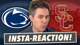 Penn State COMES BACK beats USC 3330 in OT instareaction [upl. by Sculley]