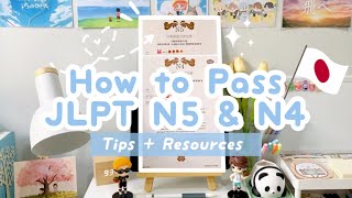 How to Pass JLPT N5 amp N4 Ultimate Guide 🇯🇵✨ [upl. by Trev]