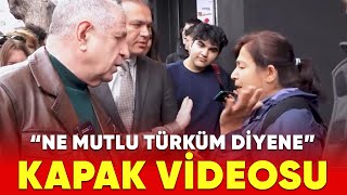 Ümit Özdağdan quotNe Mutlu Türküm diyenequot sloganından rahatsız olan kadına kapak [upl. by Yelyac]