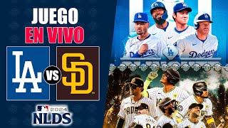 🔴 EN VIVO LOS ANGELES DODGERS vs SAN DIEGO PADRES  SERIE DIVISIONAL LIGA NACIONAL [upl. by Oballa]