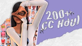 200 ITEMS CC HAUL W LINKS  THE SIMS 4 [upl. by Macey]