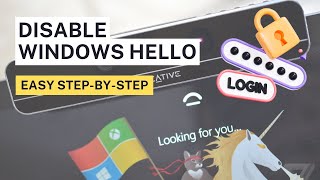 Disable Windows Hello Easy guide to disabling Facial Recognition amp PINs [upl. by Sorce]