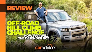 2020 Land Rover Defender 110 P400 S Indepth OffRoad Review  CarAdvice [upl. by Alahcim]