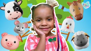 Os Animais na Fazenda Fazem 🐑🌾🐄  Som dos Animais  Música Infantil  Ana Laura Show [upl. by Aryajay]