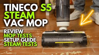 TINECO S5 STEAM Wet Dry Vac is the BEST  Review [upl. by Yadsnil485]