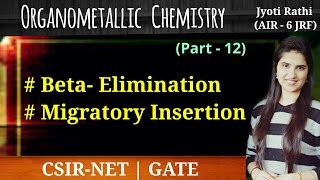 Beta elimination Organometallic chemistryMigratory insertion reactionBeta hydrogen elimination [upl. by Hance313]