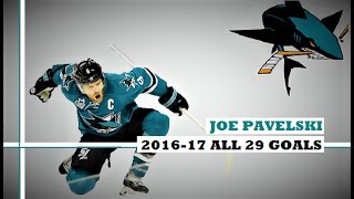 Joe Pavelski 8 ● ALL 29 Goals 201617 Season HD [upl. by Haleemaj]