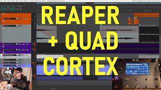 Live Settings w Neural DSP Quad Cortex  Utilizing REAPER MIDI Commands to Automate Patch Changes [upl. by Atteroc]