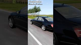 Mercedes benz Sclass Crash Russia Flashbacks  Simulation [upl. by Jaime430]