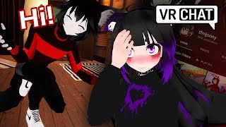 I cant believe I met him 😨 VRChat Funny moments [upl. by Holcman]