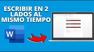 Como Alinear Nuestro Texto en dos Lados de la Pagina al Mismo TIempo [upl. by Hardan]