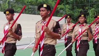 Display Gerakan LKBB Tongkat AUSC [upl. by Euqirne]