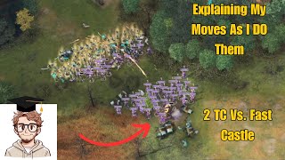 Explaining While I Play AOE IV  2 TC China vs Japan Fast Castle [upl. by Selestina466]