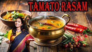 టమాటో రసం Tomato Rasam Recipe  How to make tomato rasam telugu rasam foodvlogs divvalamadhuri [upl. by Payson]