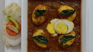 Eggs in Spicy Chettinad Masala  By Vahchef  vahrehvahcom [upl. by Andras]