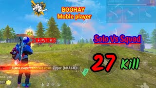 Solo Vs squad ll Freefiregameply ll headshots boohayfreefire freefirelovers chemjongff [upl. by Henni756]