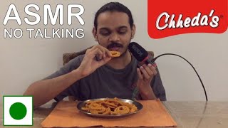 ASMR CHHEDAS MASALA BUTTER CHAKLI NO TALKING [upl. by Nehgam]