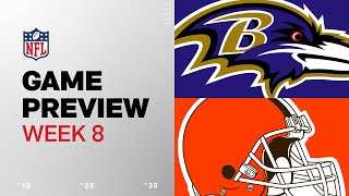 Baltimore Ravens vs Cleveland Browns  2024 Week 8 Game Preview [upl. by Edorej190]