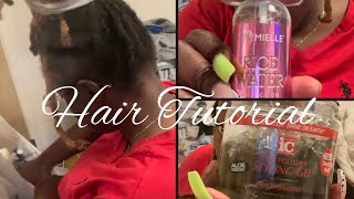 Loc Hair Tutorial newcontent retwistlock lifestyle vent letstalk [upl. by Delanos246]