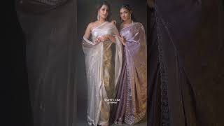 Beautiful Organza Sarees For Summer Weddings amp Parties [upl. by Pernell]