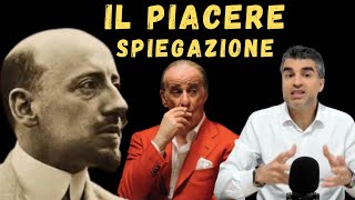 DAnnunzio  Il Piacere Spiegazione [upl. by Jacquenetta279]