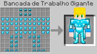 Conseguimos Craftar Itens Gigantes no Minecraft [upl. by Haldan]