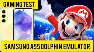 🟡 SAMSUNG A55 5G EMULATOR TEST DOLPHIN FROM PLAY STORE 🟡 regular performance [upl. by Ansilme]