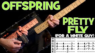 Offspring Pretty Fly For A White Guy Guitar Lesson  Guitar Tabs  Guitar Tutorial  Chords  Cover [upl. by Mcadams]