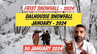 Dalhousie Snowfall in January 2024  Live Snowfall in Dalhousie  Snowfall in Dalhousie in January [upl. by Nomsed]