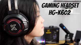 Headset Gaming MurMer dari KOMIC Gaming  Review Headset Gaming Komic Gaming Gear HGK602 [upl. by Euqnimod79]