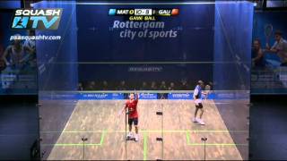 Squash  Nick Matthew v Gregory Gaultier  2011 PSA WORLD SQUASH OPEN Final Highlights [upl. by Colwin]