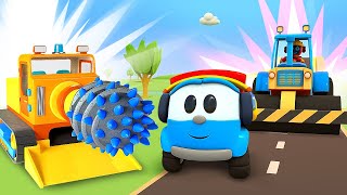 Leo the Truck amp A boring machine Car cartoons full episodes amp Learning baby cartoons for kids [upl. by Esinyl]