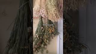 Dried flowers diy [upl. by Aicatsan]