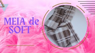 VAMOS FAZER UMA MEIA DE SOFT 🧦⭐💫costuracriativa costuraprainiciantes [upl. by Neeham]