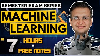 Complete ML Machine Learning in one shot  Semester Exam  Hindi [upl. by Alamat624]