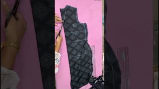 V neck dress cutting tendingshorts youtubeshorts [upl. by Sadye351]