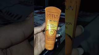 Lotus Herbal sunscreen🤯💫😱 youtubeshorts trending viralshorts [upl. by Luiza902]