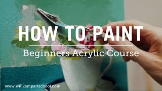 Beginners Acrylic Painting Course [upl. by Ainolopa]