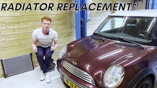 MINI Cooper Radiator Replacement [upl. by Nazay459]