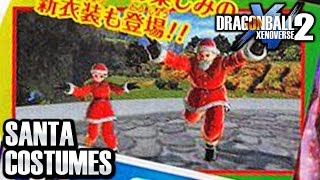 FREE SANTA DLC COSTUMES IN XENOVERSE 2 Dragon Ball Xenoverse 2 DLC Pack 8 FREE UPDATE [upl. by Ellenor]