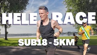 Zo ziet een Sub 18 minuten 5km eruit met live tips en commentaar Parkrun [upl. by Etteraj901]