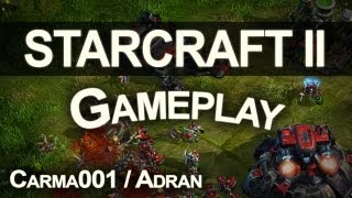 Starcraft 2  Gameplay avec Adranmelech FR HD [upl. by Ysirhc]